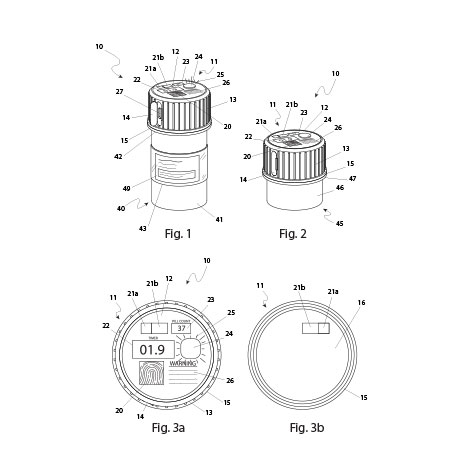 Pill-Low Cap patent illustration